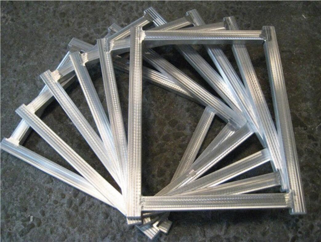 Aluminum screen printing frame with mesh
